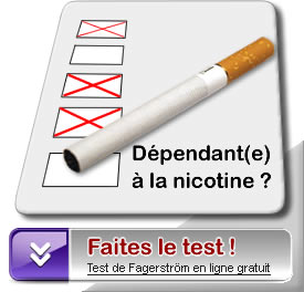 Test de Fagerström - mesure de la dépendance à la nicotine